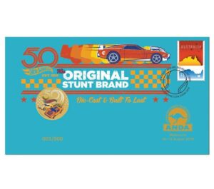 2018 Hot Wheels - $1 Stamp and Coin Cover PNC