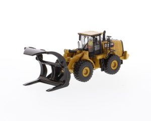 1:87 Scale Caterpillar 972M Wheel Loader with Log Fork