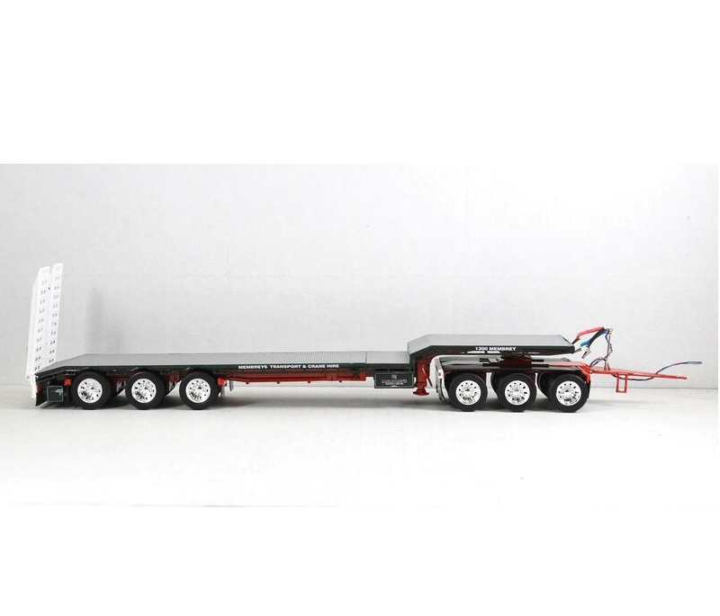 1:50 Scale 45" Extendable Dropdeck Trailers with Tri-Axle Dolly - Membreys