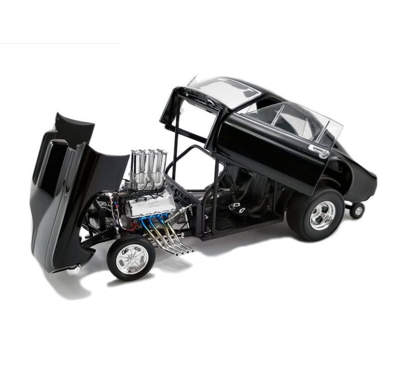 1:18 Scale 1969 Ford Mustang Gasser - Black