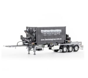 1:50 Scale BoxLoader Trailer with Container - Silver