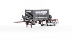 1:50 Scale BoxLoader Trailer with Container - Burgundy
