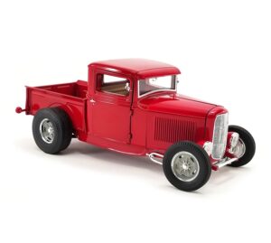 1:18 Scale 1932 Ford Hot Rod Pick Up Truck - Red