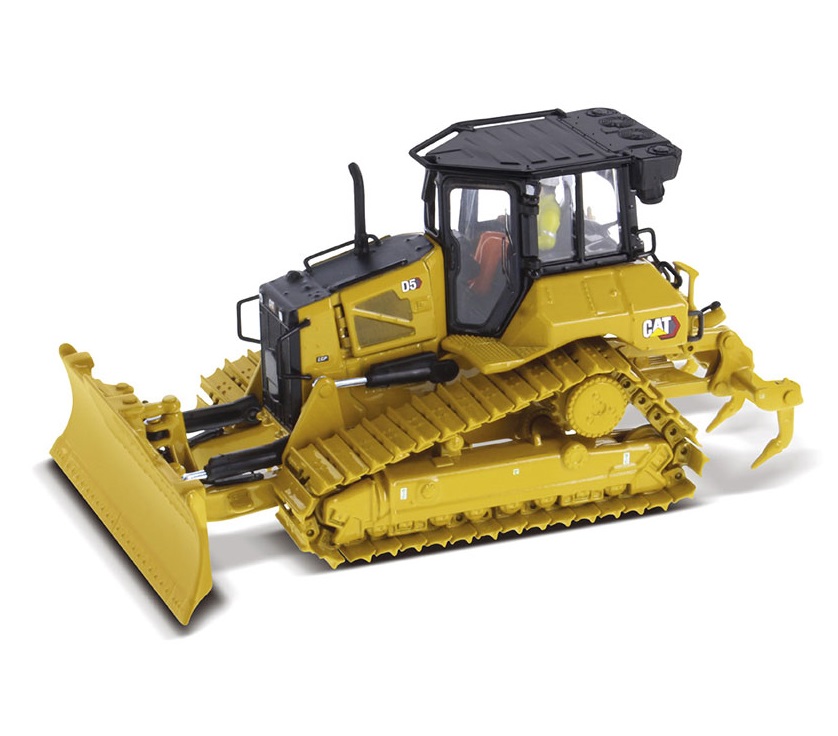 1:50 Scale Caterpillar D5 LGP VPAT Dozer with Multi-Shank Ripper