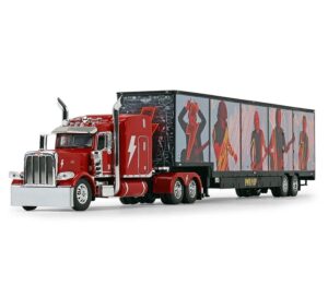 1:64 Scale Peterbilt 389 Truck and Trailer - AC/DC PWR UP
