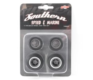 1:18 Scale Wheel & Tyres - Magnesium Finish