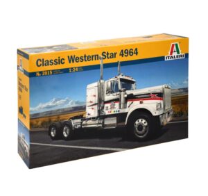 1:24 Scale Classic Western Star 4964 Truck Plastic Model Kit