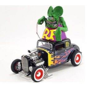1:18 Scale 1932 Ford Blown 5 Window w/ Rat Fink figure