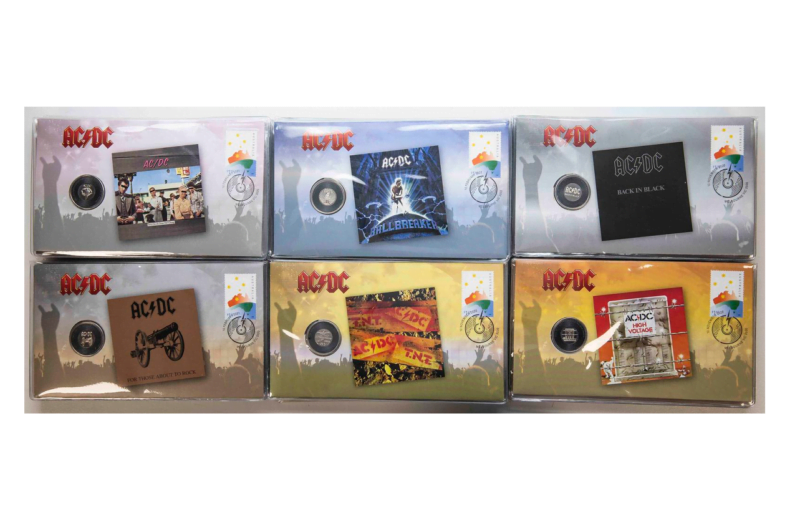 AC/DC – 2020-21 20c Stamp and Coin Cover Set