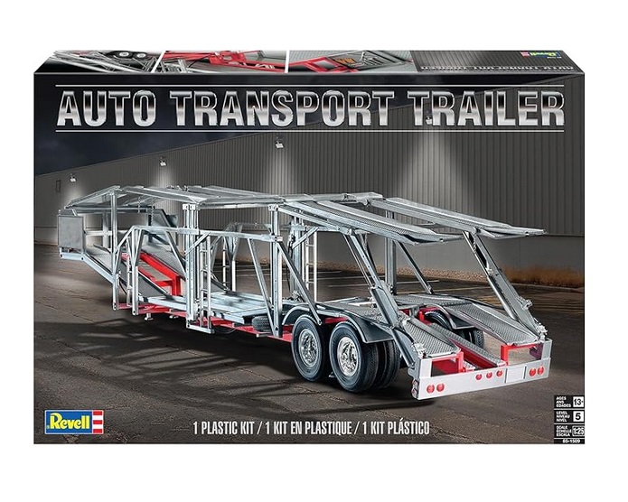 REVELL 1:25 Truck Transporter Trailer Plastic Model Kit
