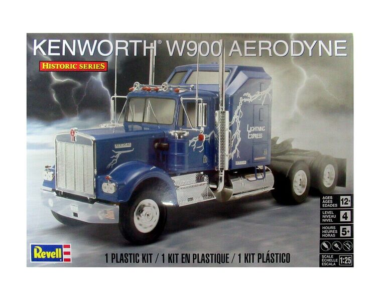 REVELL 1:25 Kenworth W900 Truck Plastic Model Kit