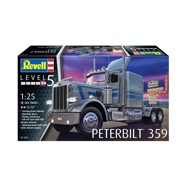REVELL 1:25 Peterbilt 359 Truck Plastic Model Kit