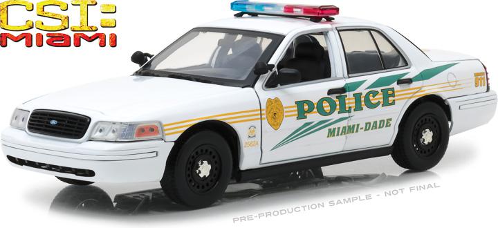 Greenlight 1:18 Ford Crown Victoria Police Interceptor - CSI Miami
