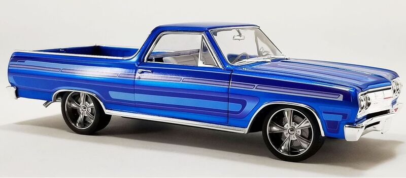 Acme 1:18 1965 Chevrolet El Camino Custom - Laser Blue