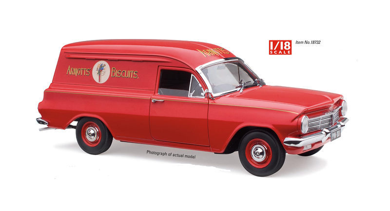 Classic Carlectables 1:18 Holden EH Panel Van - Arnott's Biscuits Livery