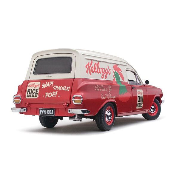 Classic Carlectables 1:18 Holden EH Panel Van - Kellogg's
