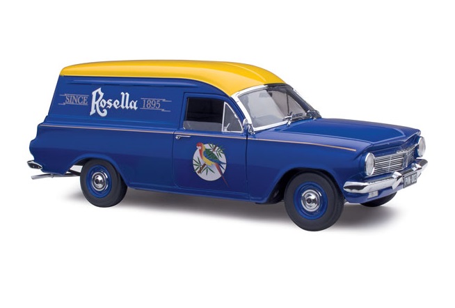 Classic Carlectables 1:18 Holden EH Panel Van - Rosella