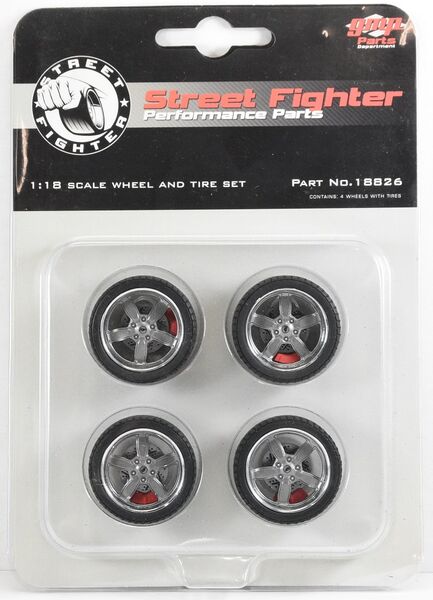 GMP 1:18 Wheel and Tyres - Streetfighter 5 Spoke