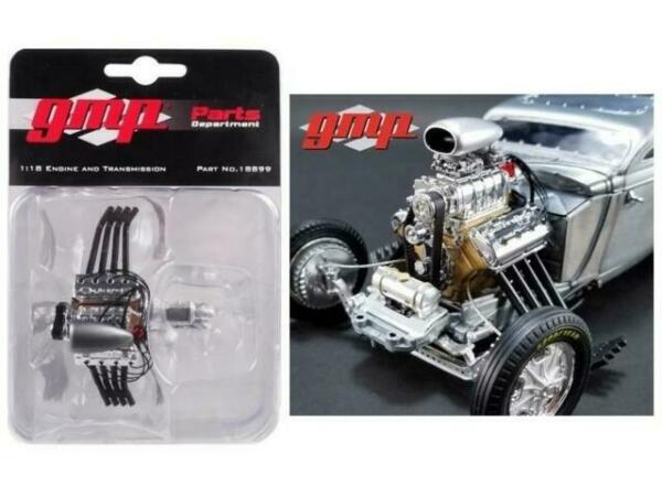 GMP 1:18 Engine and Transmission - Blown Drag