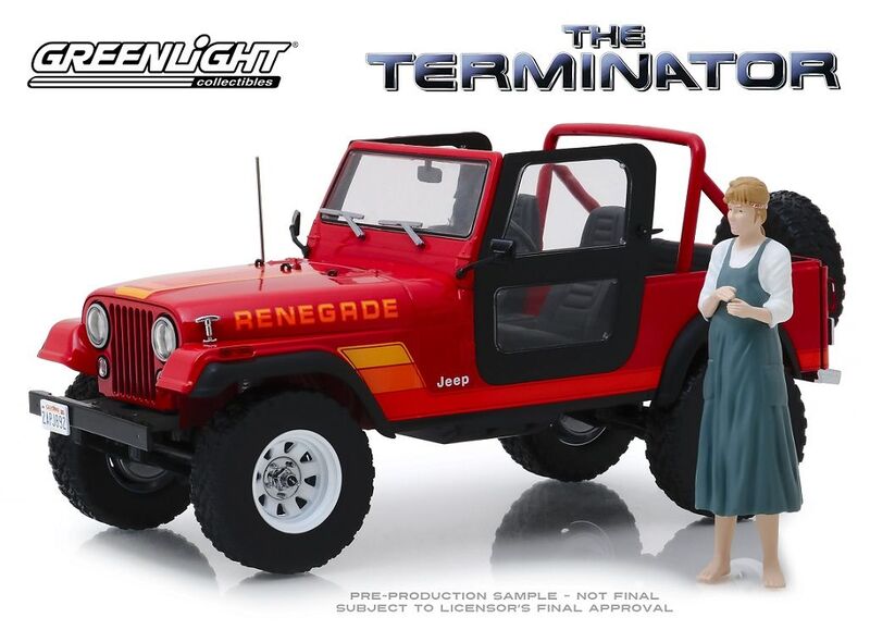 Greenlight 1:18 The Terminator - Sarah Connor's 1983 Jeep CJ-7 Renegade