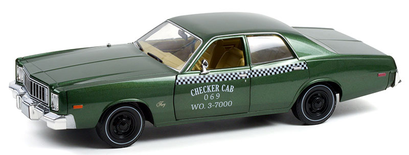 Greenlight 1:18 1976 Plymouth Fury Checker Cab  Beverly Hills Cop (1984)