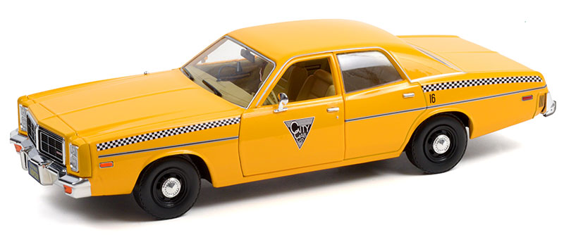 Greenlight 1:18 1978 Dodge Monaco - City Cab Co. - Rocky III (1982)