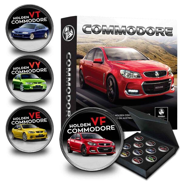Holden Commodore 10 Piece Enamel Penny Collection