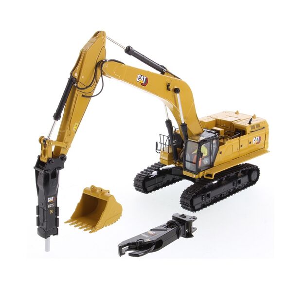 Diecast Masters 1:50 Caterpillar 395 GP Hydraulic Excavator with Attachments