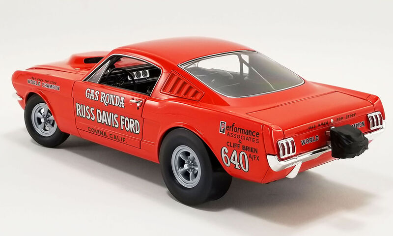 Acme 1:18 1965 Ford Mustang A/FX - Russ David Ford - Gas Ronda