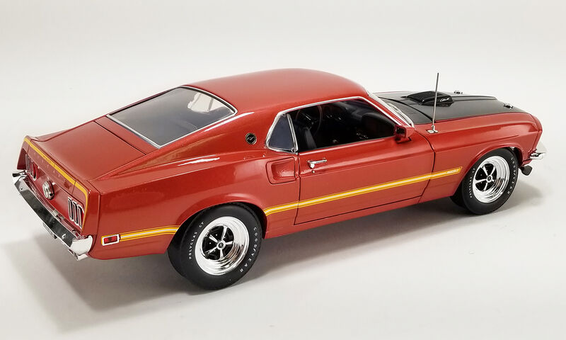 Acme 1:18 1969 Ford Mustang - 428 Cobra Jet - Indian Fire