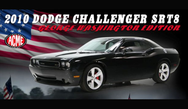 Acme 1:18 2010 Dodge Challenger SRT8 George Washington Edition
