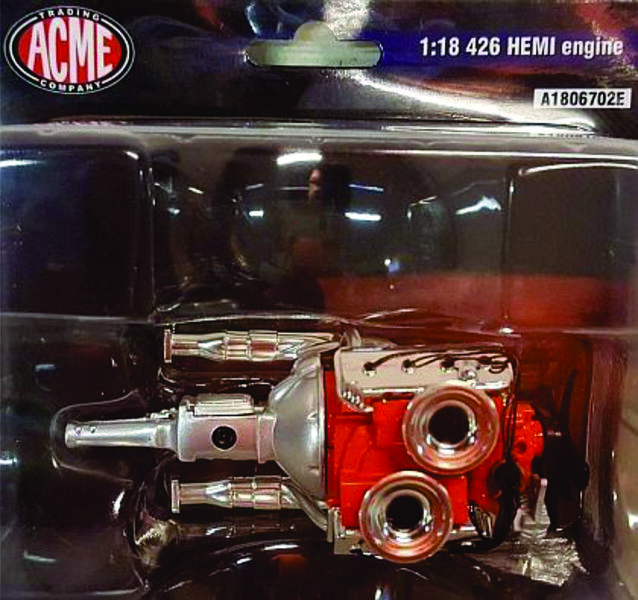Acme 1:18 Engine - Hemi Bullet 426 Engine with Headers & Transmission