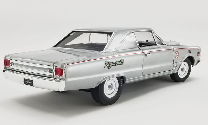 Acme 1:18 1967 Plymouth Belvedere Lightweight - Silver Bullet