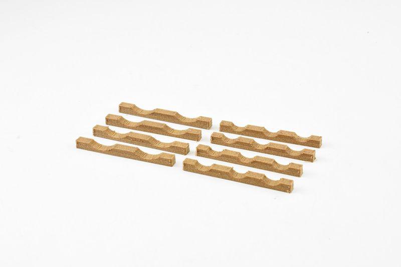 Aussie 3D 1:50 Pipe Cradles - Small Wooden - Qty 8