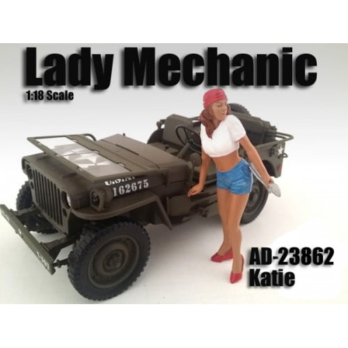 American Diorama 1:18 Workshop Mechanic Figurines - Lady Series