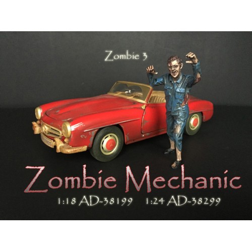 American Diorama 1:18 Workshop Mechanic Figurines - Zombie Series