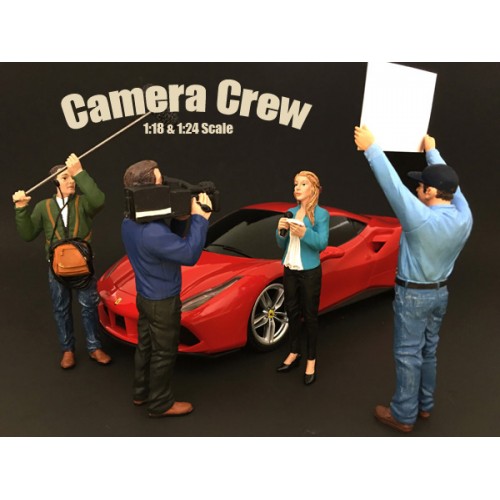 American Diorama 1:18 Scale Figurines - Camera Crew Series