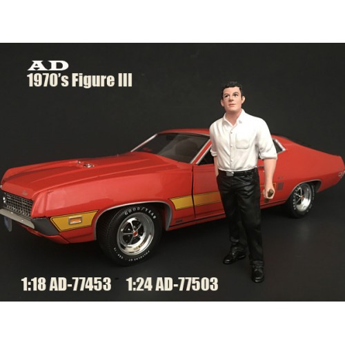 American Diorama 1:18 Scale Figurines - 1970's Style