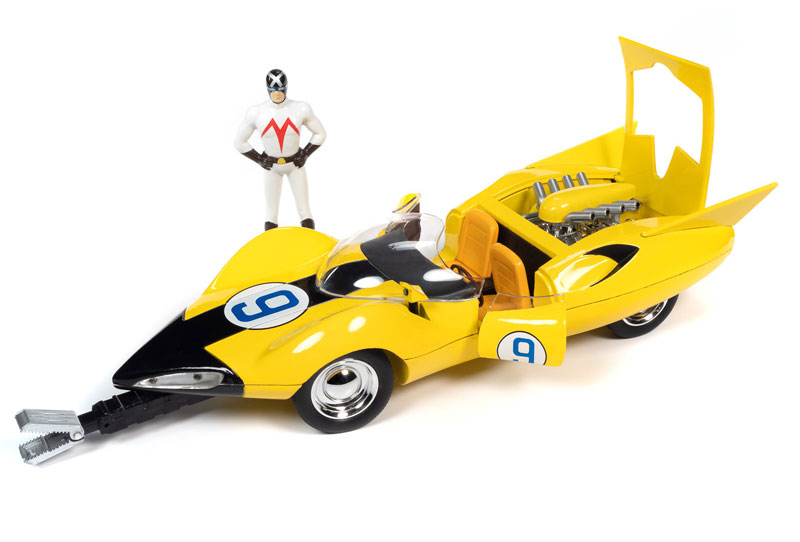 Auto World 1:18 Speed Racer Shooting Star with Racer X Figurine
