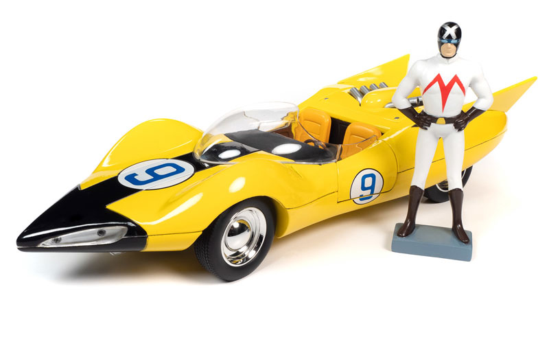 Auto World 1:18 Speed Racer Shooting Star with Racer X Figurine