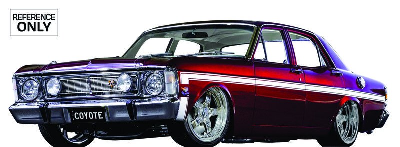 1:24 Ford XY Falcon GTHO  -Cherry Bomb  Slammed and Supercharged