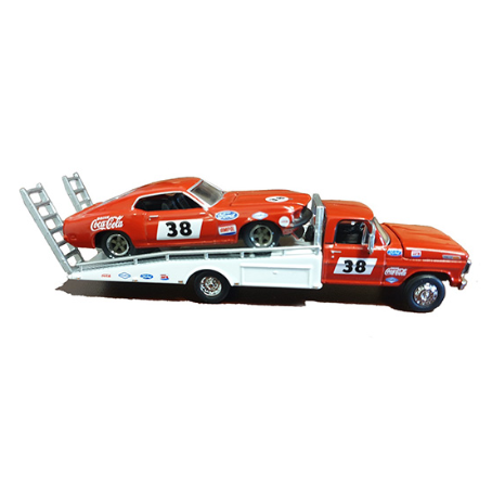 ACME 1:64 1969 Ford F-350 Tray Truck with Allan Moffat's #38 Mustang