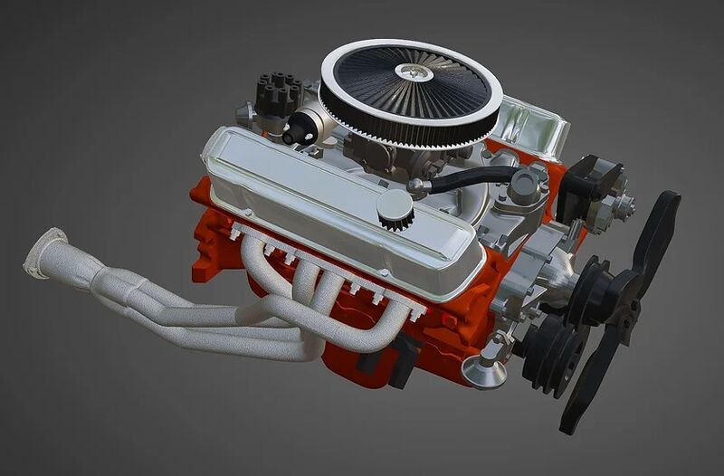 Fulbore - 1:18 Holden V8 Engine Kits