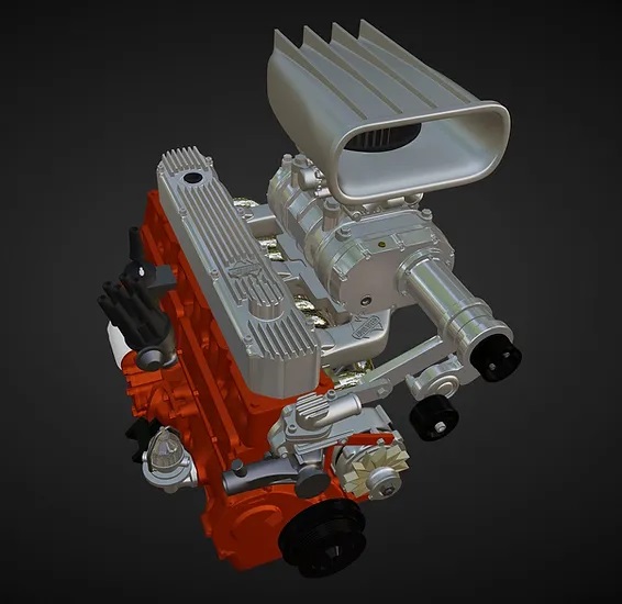 Fulbore - 1:18 Holden 202 Performance Engine Kits