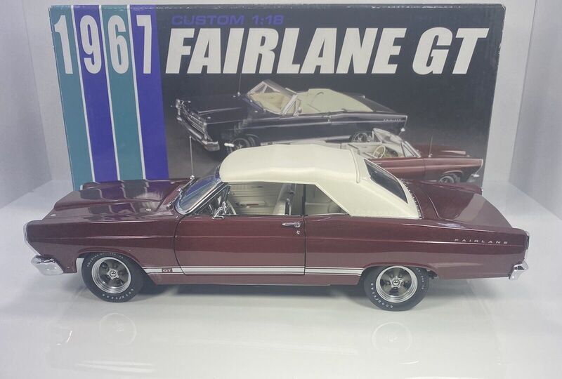GMP 1:18 1967 Ford Fairlane GT BURGUNDY METALLIC