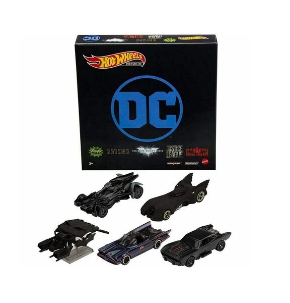Hot Wheels Premium DC Comics BATMAN Exclusive Bundle Pack