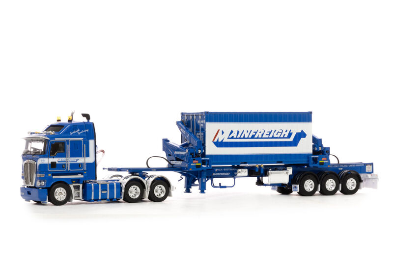 Drake Collectibles 1:50 Kenworth K200 with BoxLoader Trailer - Mainfreight