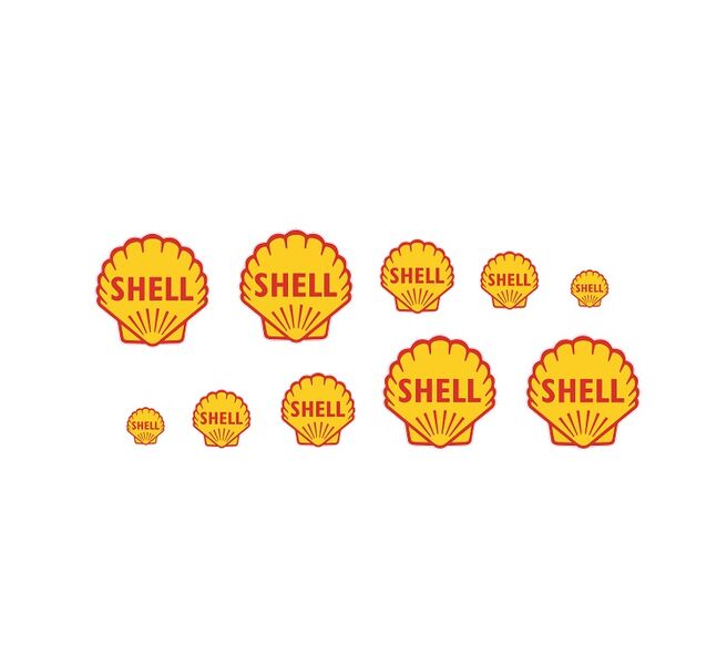 Jays Models Custom Decals - Shell 1950’s era Company Logo Decal