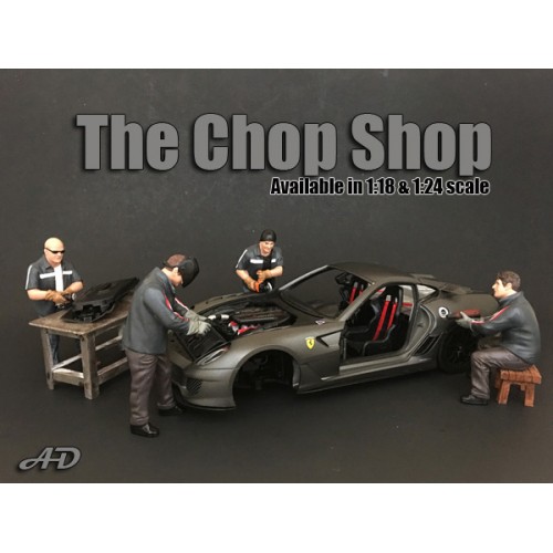 American Diorama 1:18 Scale Figurines - Chop Shop Series