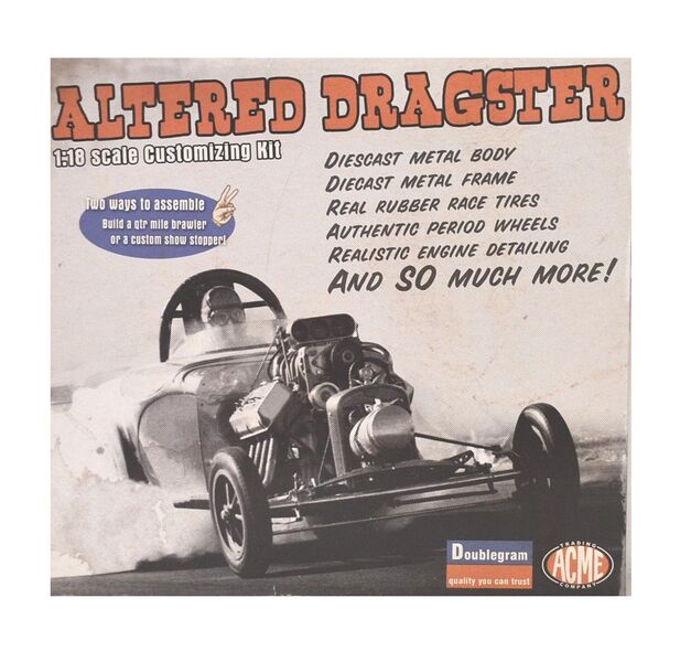 ACME 1:18  Altered Dragster Diecast Model Kit